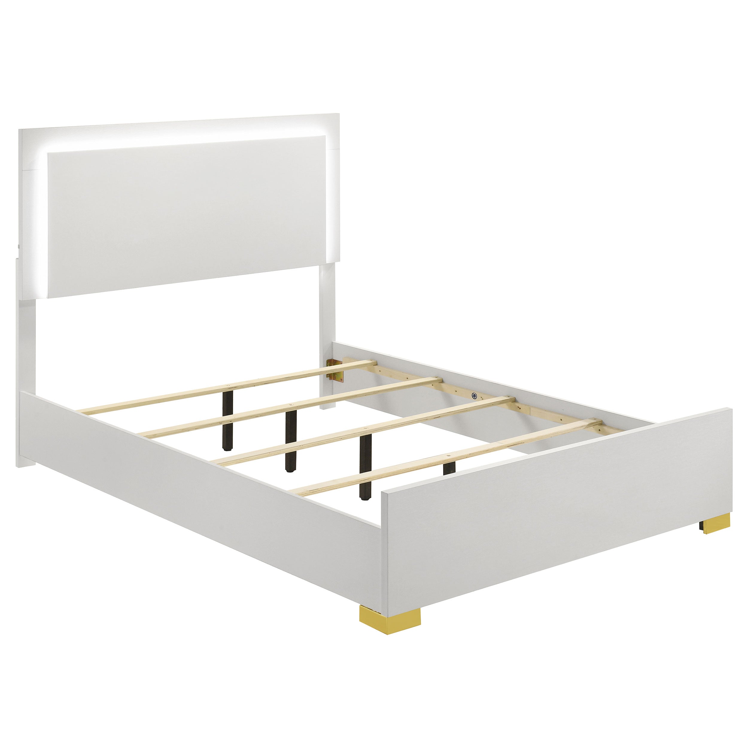 Marceline Panel Bed with LED Lighting