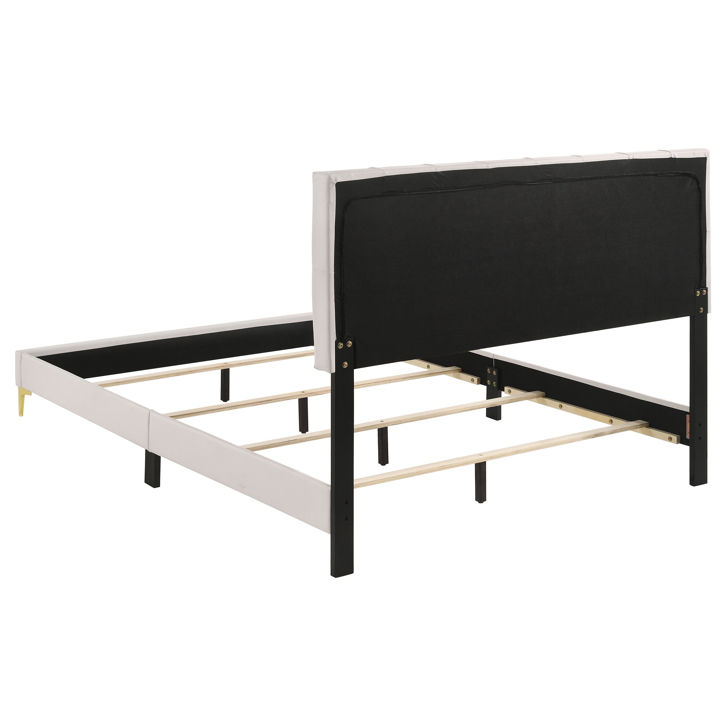 Kendall Panel Bed E.King, & Queen Black & White