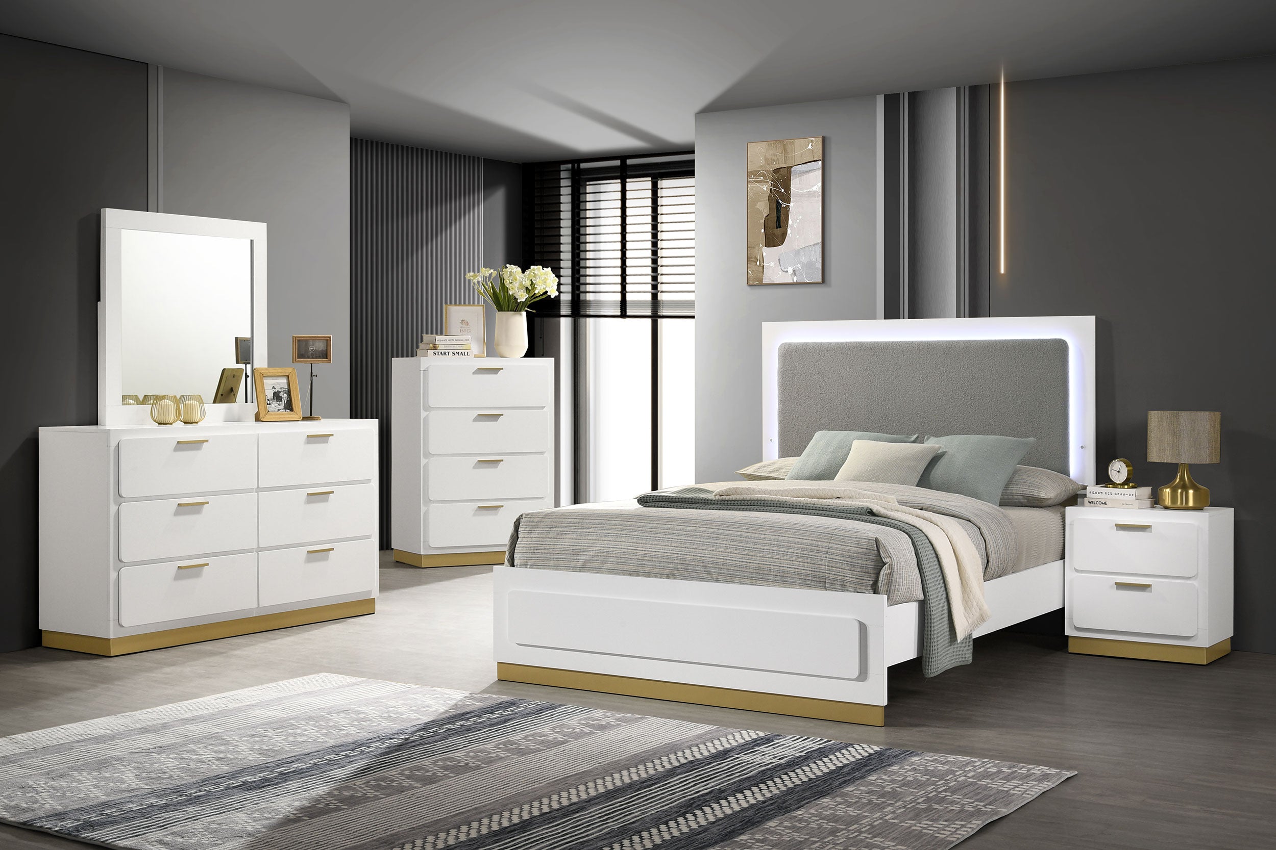 Caraway Dresser with Mirror
