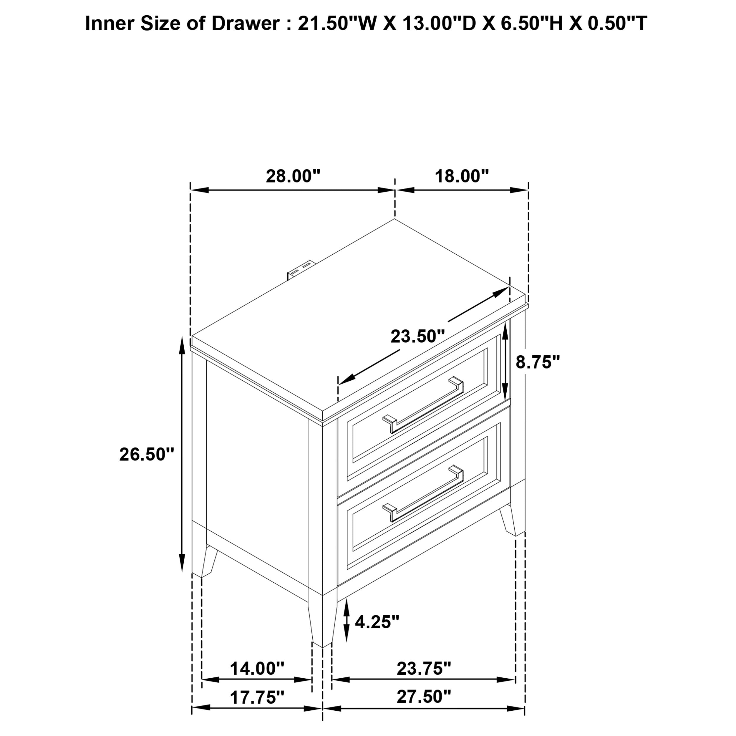 Marielle 4 Pc Bedroom Set