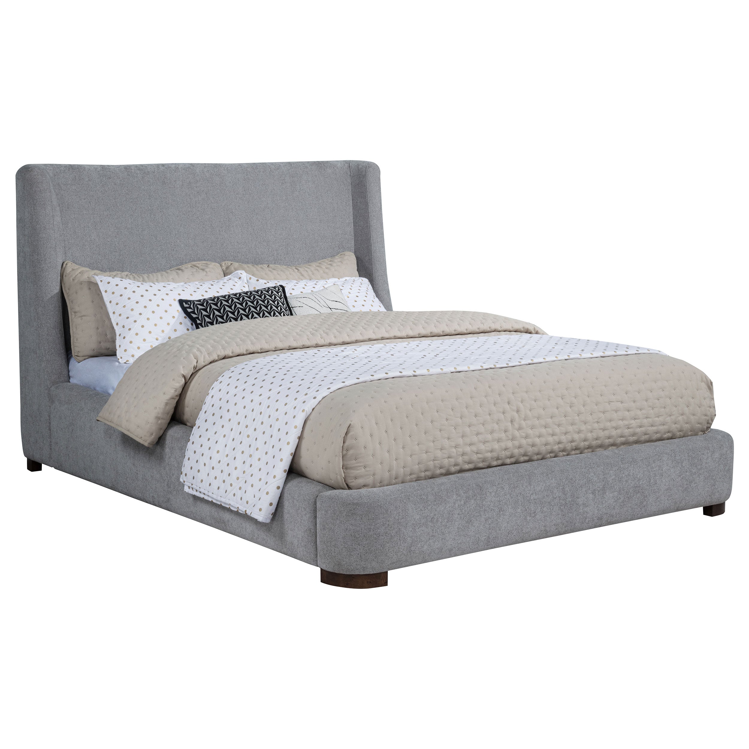 Rennes Wingback Platform Bed