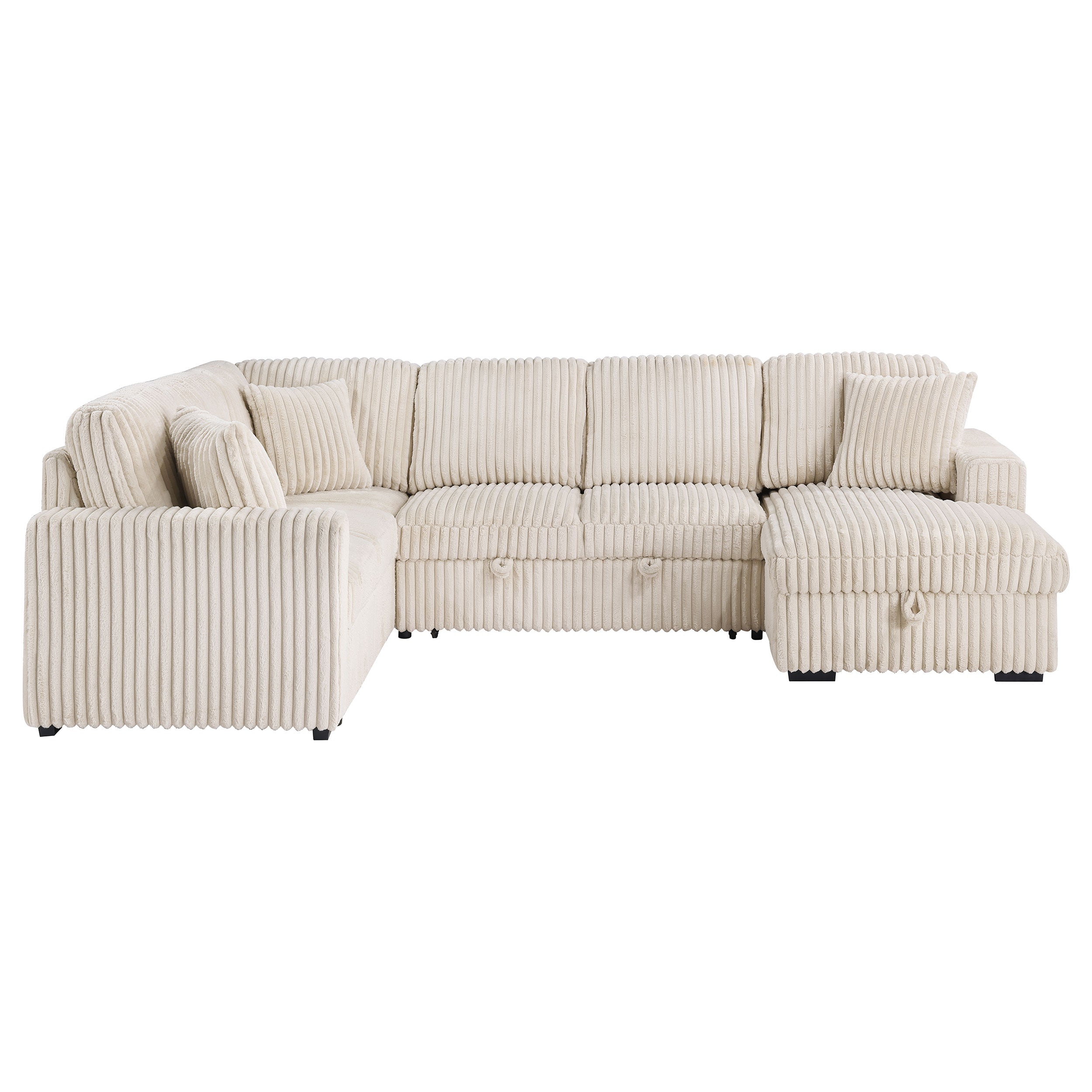 Devonshire Pull-Out Sleeper Sectional Sofa