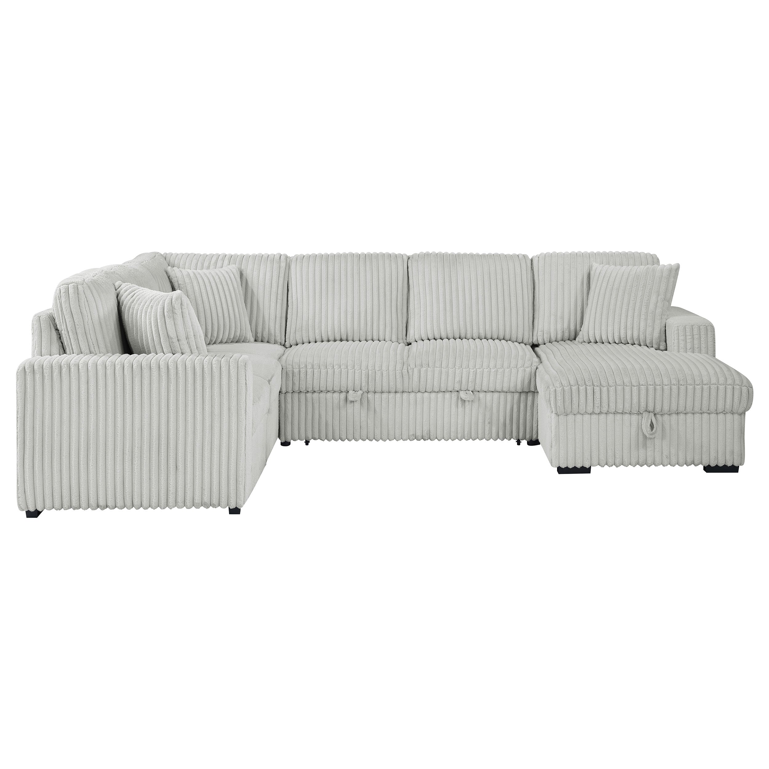 Devonshire Pull-Out Sleeper Sectional Sofa