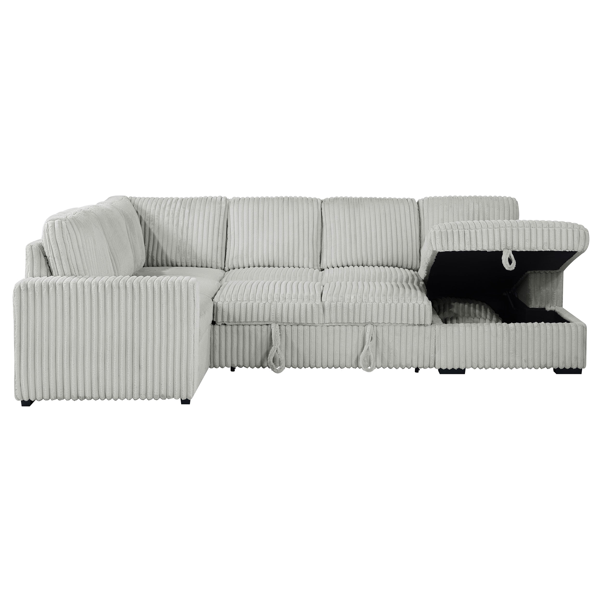 Devonshire Pull-Out Sleeper Sectional Sofa