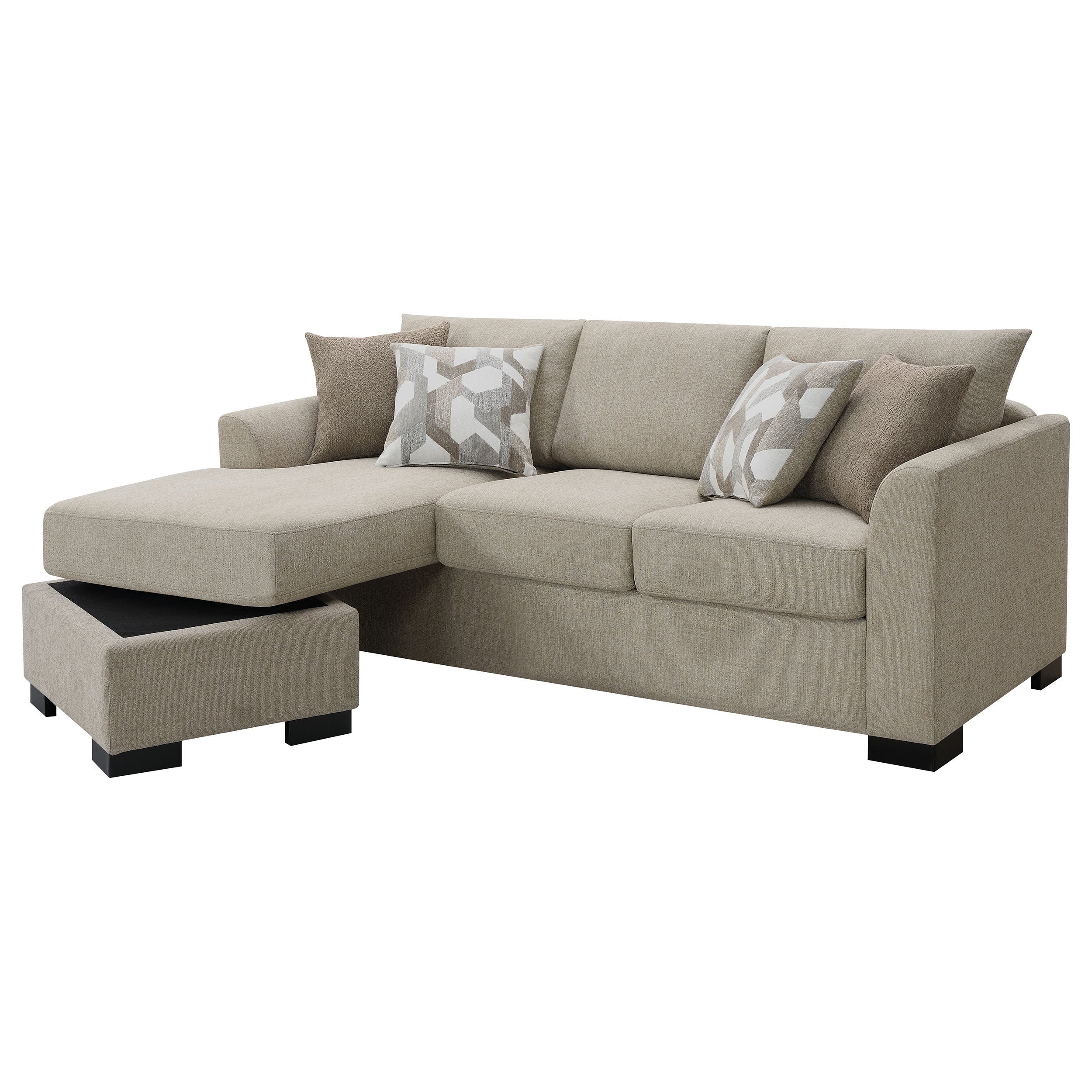 Storey Fold-Out Sleeper Sectional Sofa
