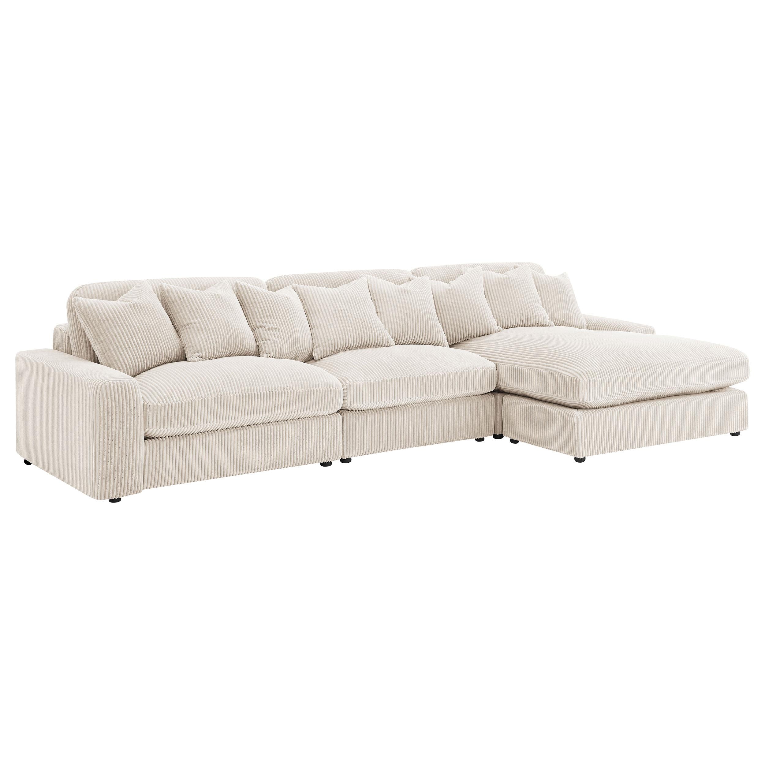 Blaine Upholstered Reversible Chaise Sectional Sofa