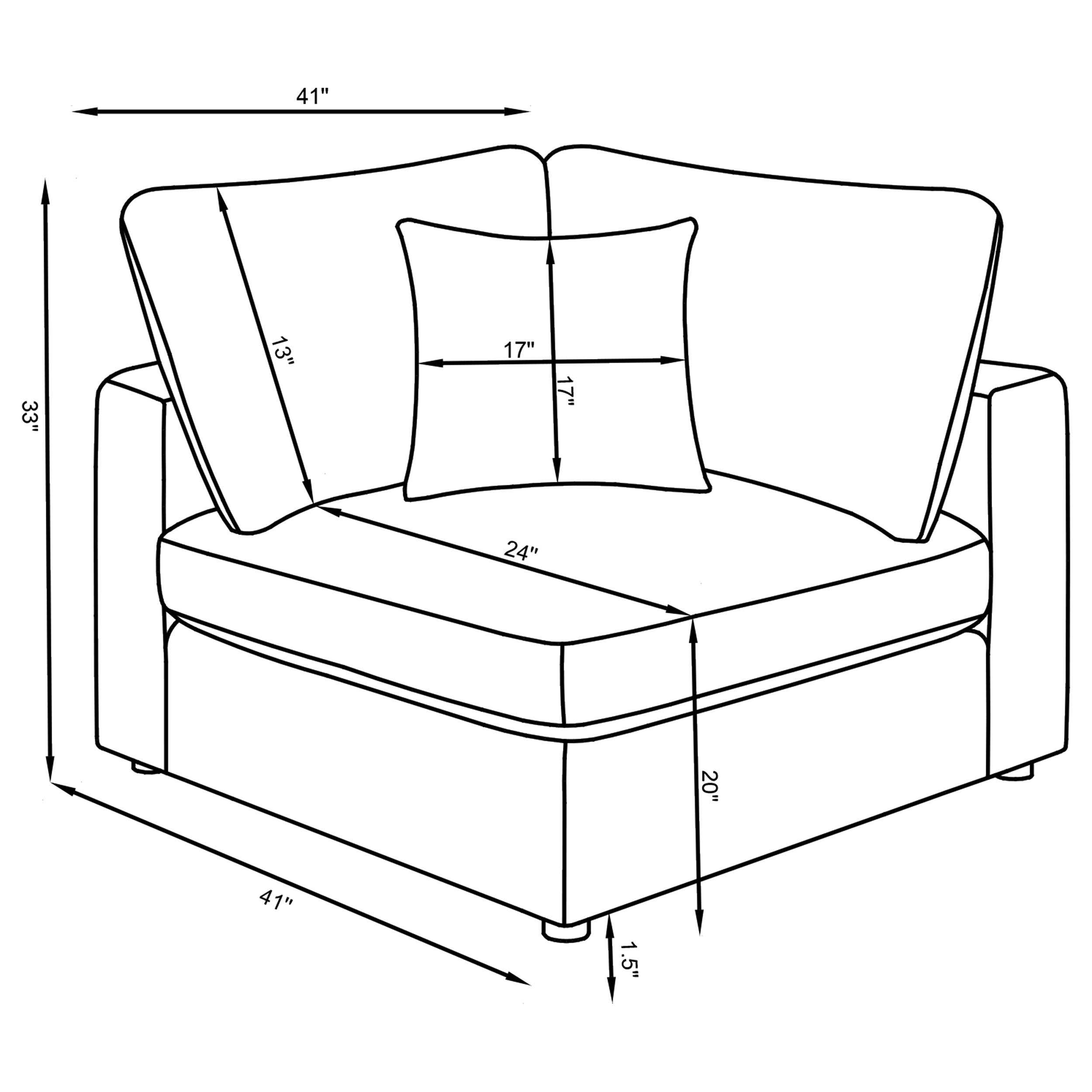 Serene 4 Piece Sectionals