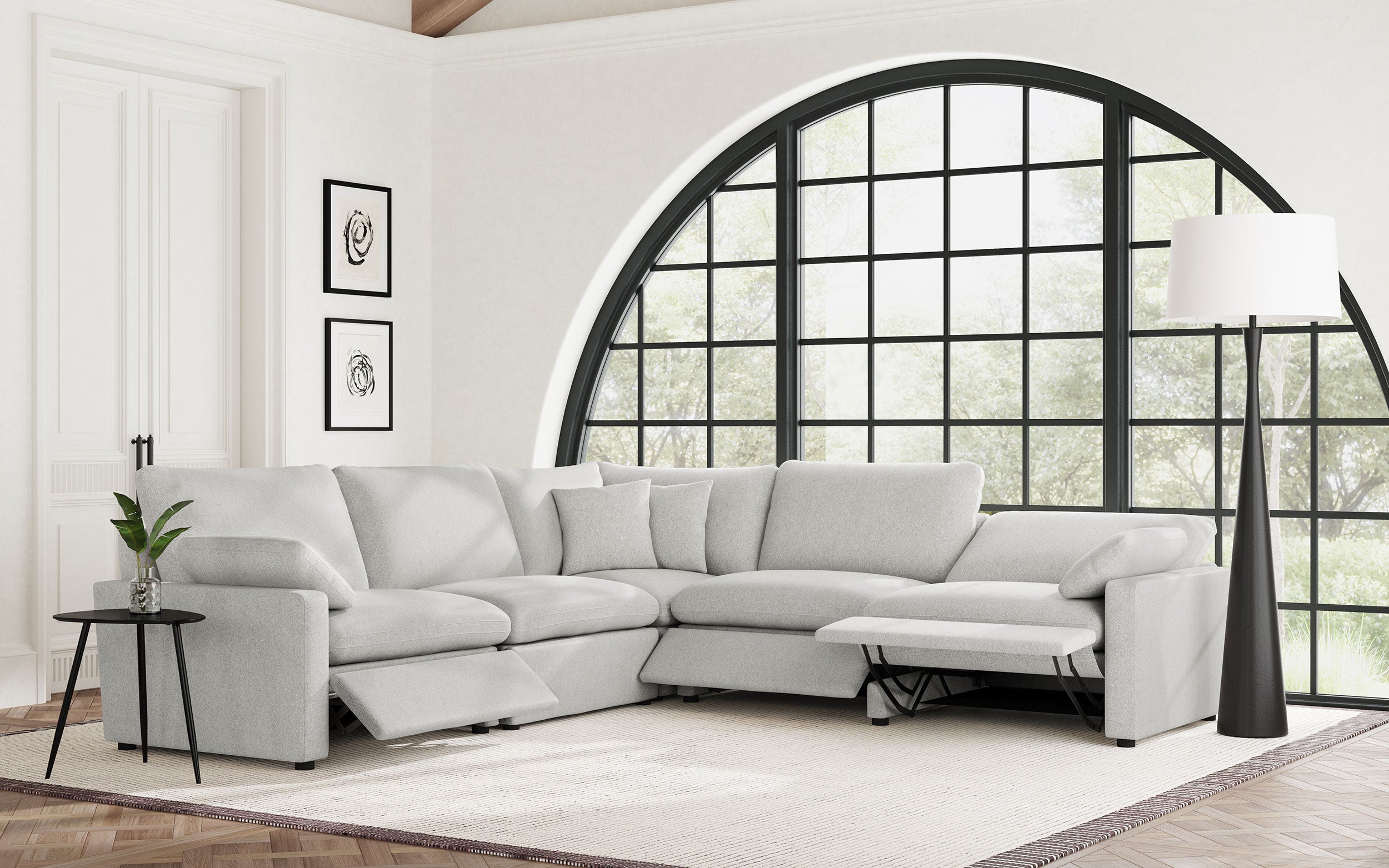 Collins Reclining Sectionals Upholstered