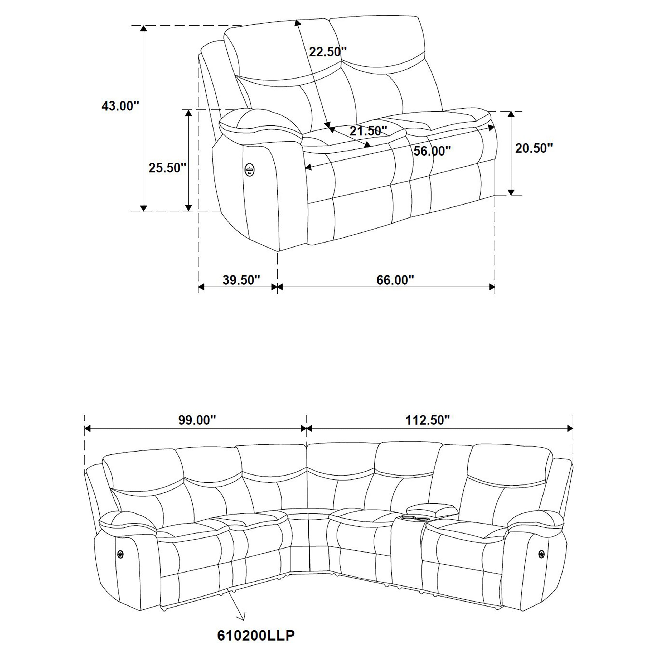 Sycamore Reclining Sectionals
