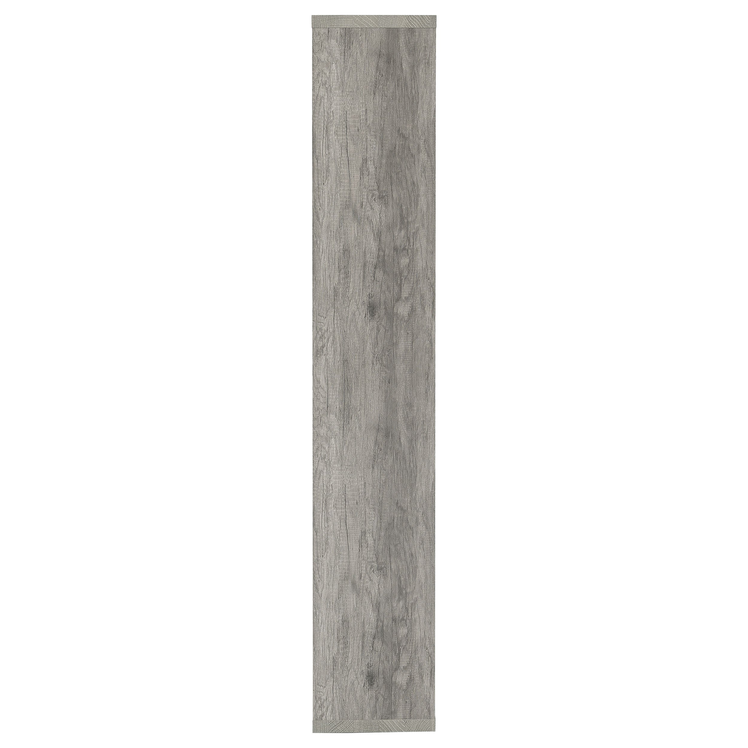 Theo 10-shelf Bookcase Weathered Grey