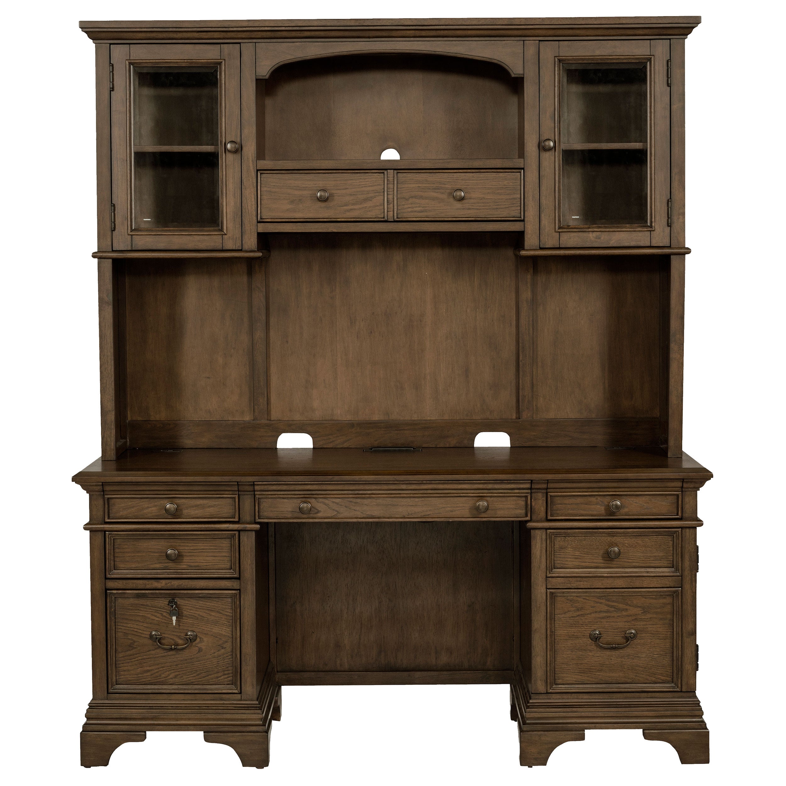 Hartshill Credenza Desk with Hutch