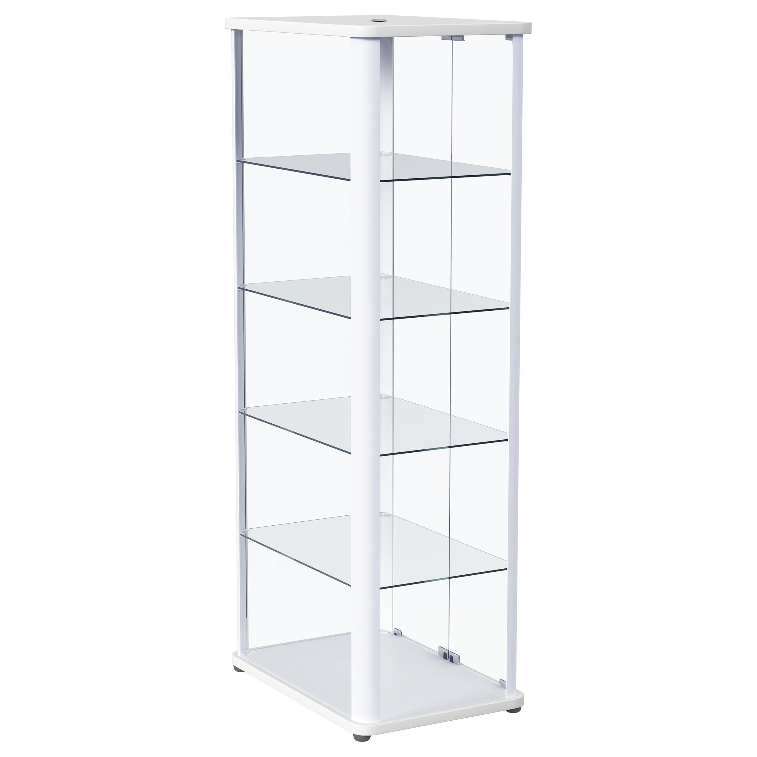 Aero Curio Cabinet with LED Lighting
