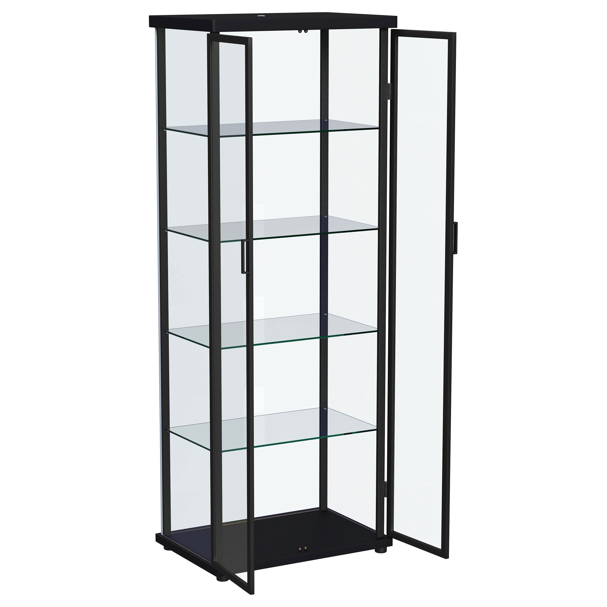 Aero Curio Cabinet with LED Lighting
