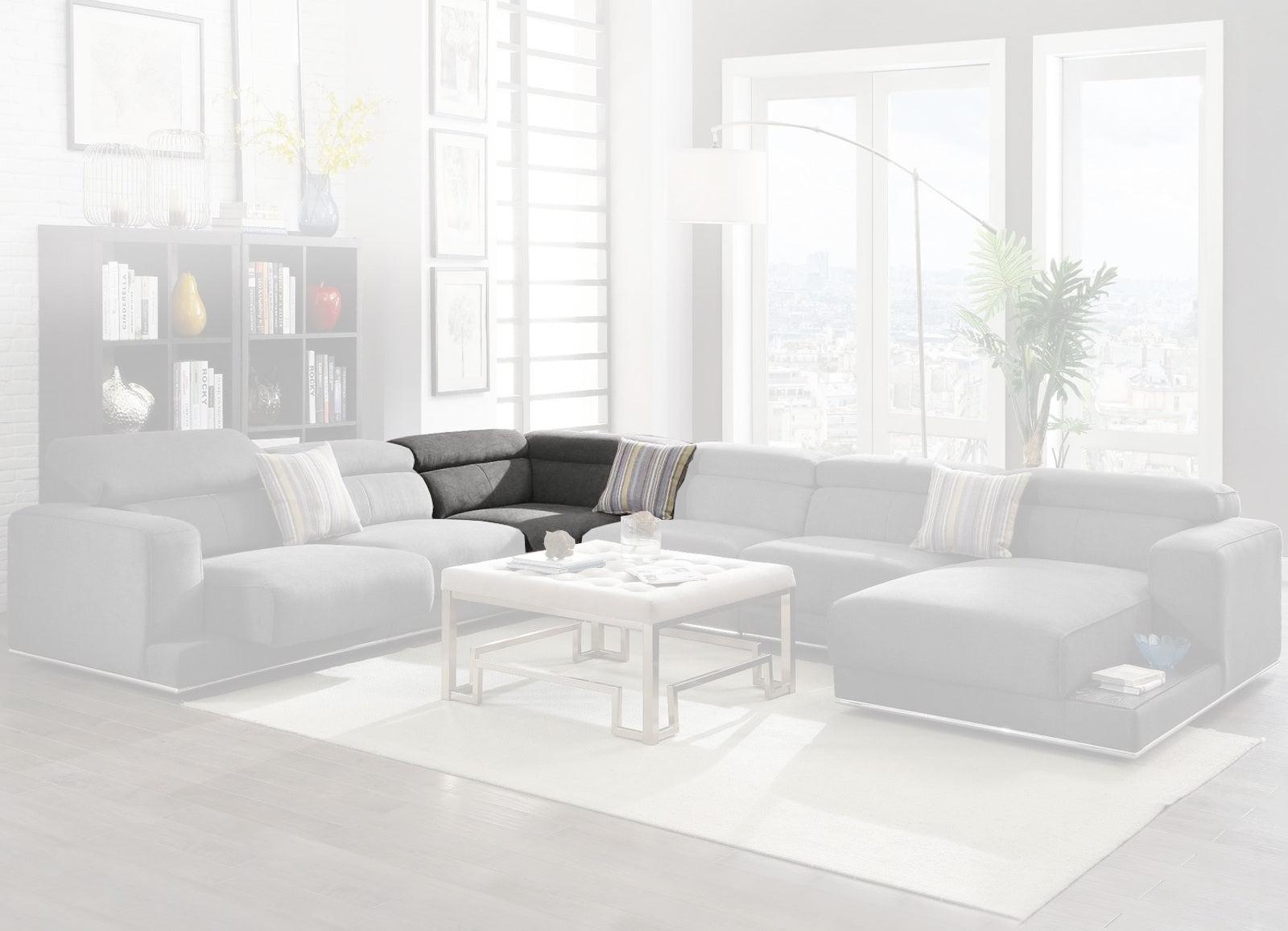 Acme Furniture Alwin Wedge in Dark Gray 53721