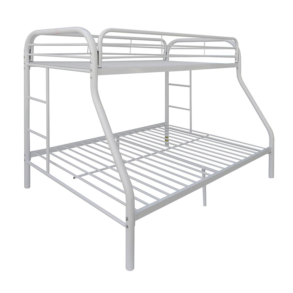Tritan White Bunk Bed (Twin/Full)