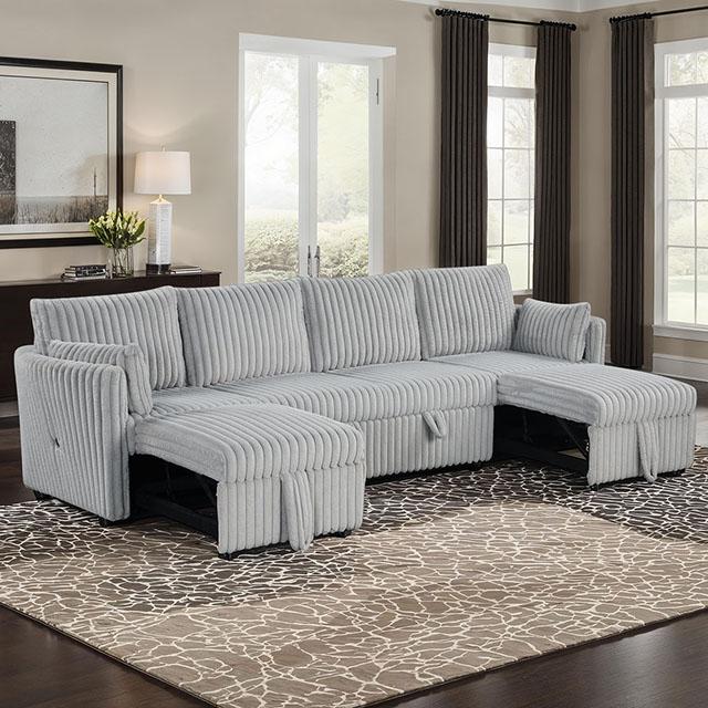 Denholme U-Sectional w/ Pull Out