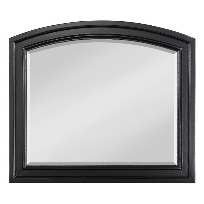Laurelin Mirror in Black 1714BK-6