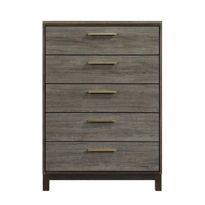 Vestavia 5 Drawer Chest in Gray 1936-9