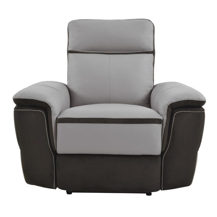 Laertes Power Reclining Chair in Taupe Gray 8318-1PW