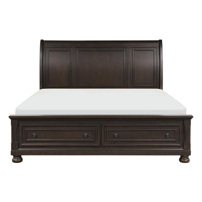 Begonia Queen Platform Bed in Gray 1718GY-1*