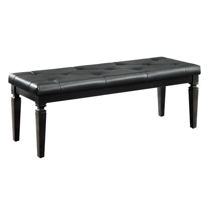 Allura Bed Bench in Black 1916BK-FBH