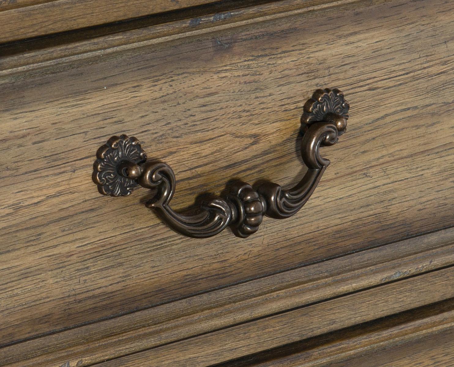Rachelle 8 Drawer Dresser in Weathered Pecan 1693-5