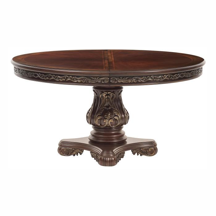 Deryn Park Round Dining Table in Dark Cherry 2243-76*