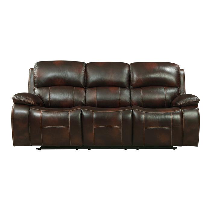 Mahala Double Reclining Sofa in Brown 8200BRW-3