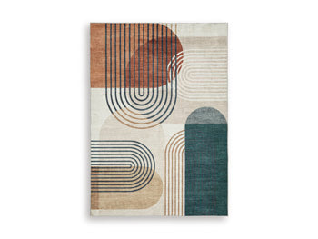 Farrendale Washable Area Rug