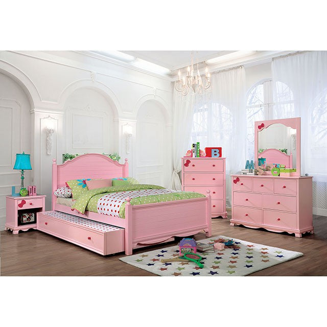 Diane Twin Bed Pink & Grey