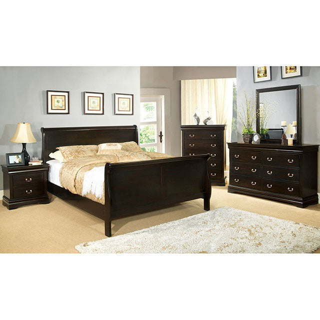Louis Philippe E.King Bed