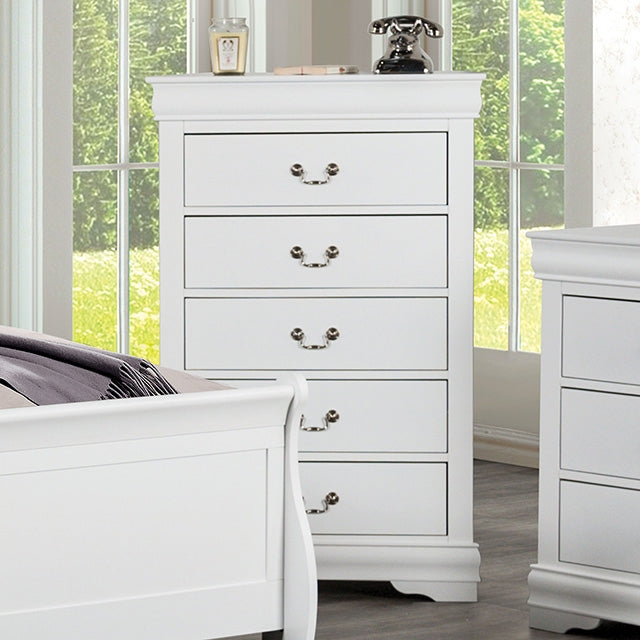 Louis Philippe Chest White