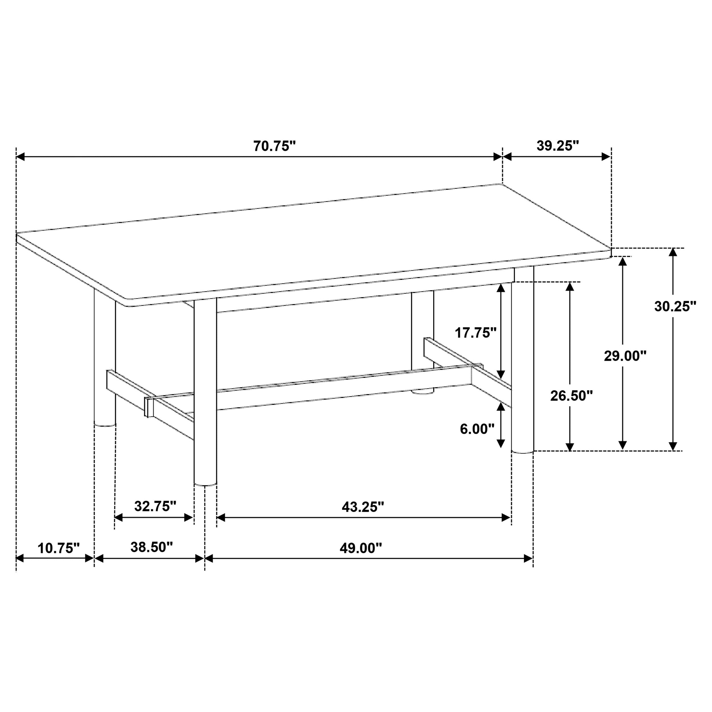 Crestmore 5 Pc Dining Set