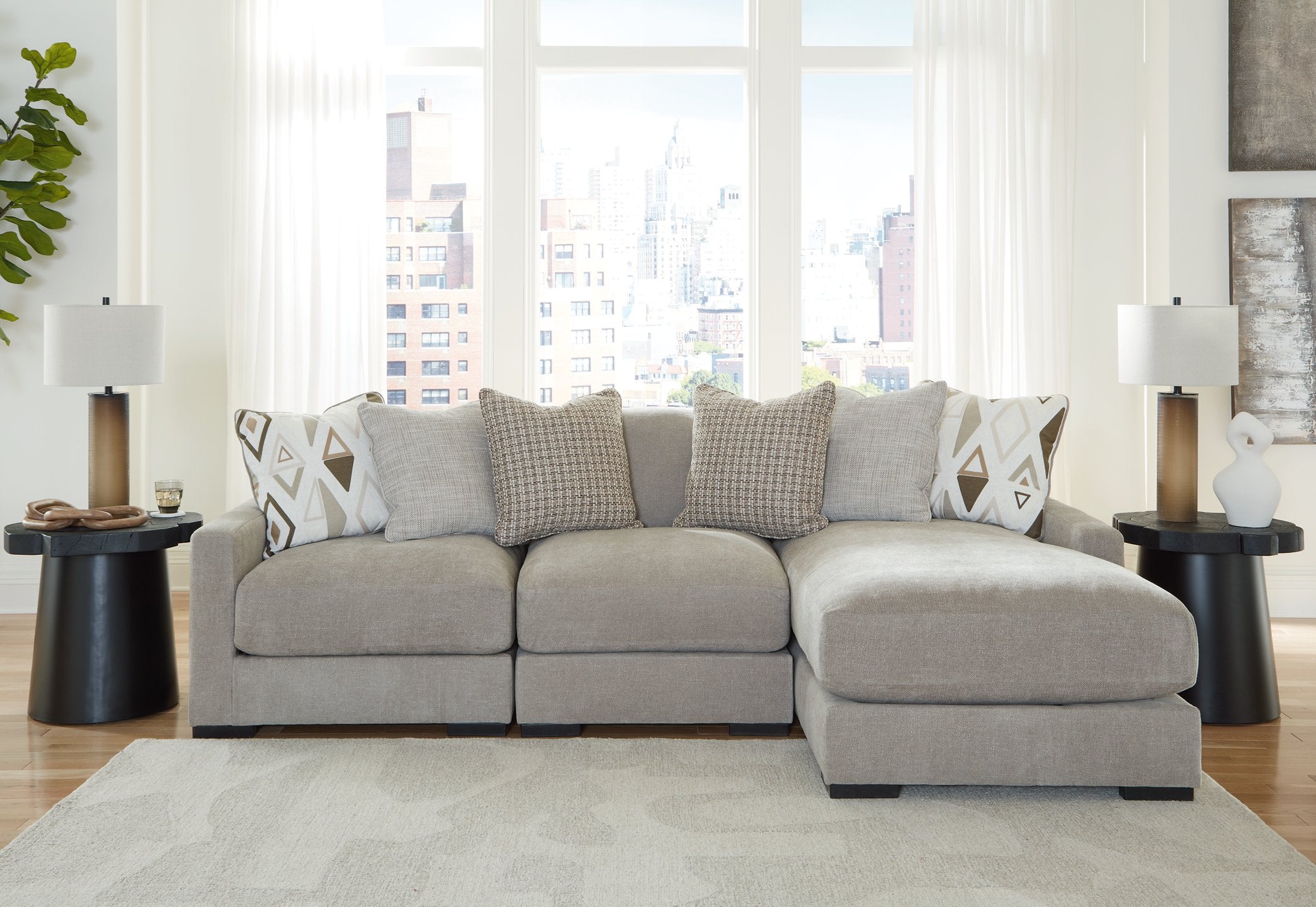 Aslan Court Sofa Sectional with Chaise