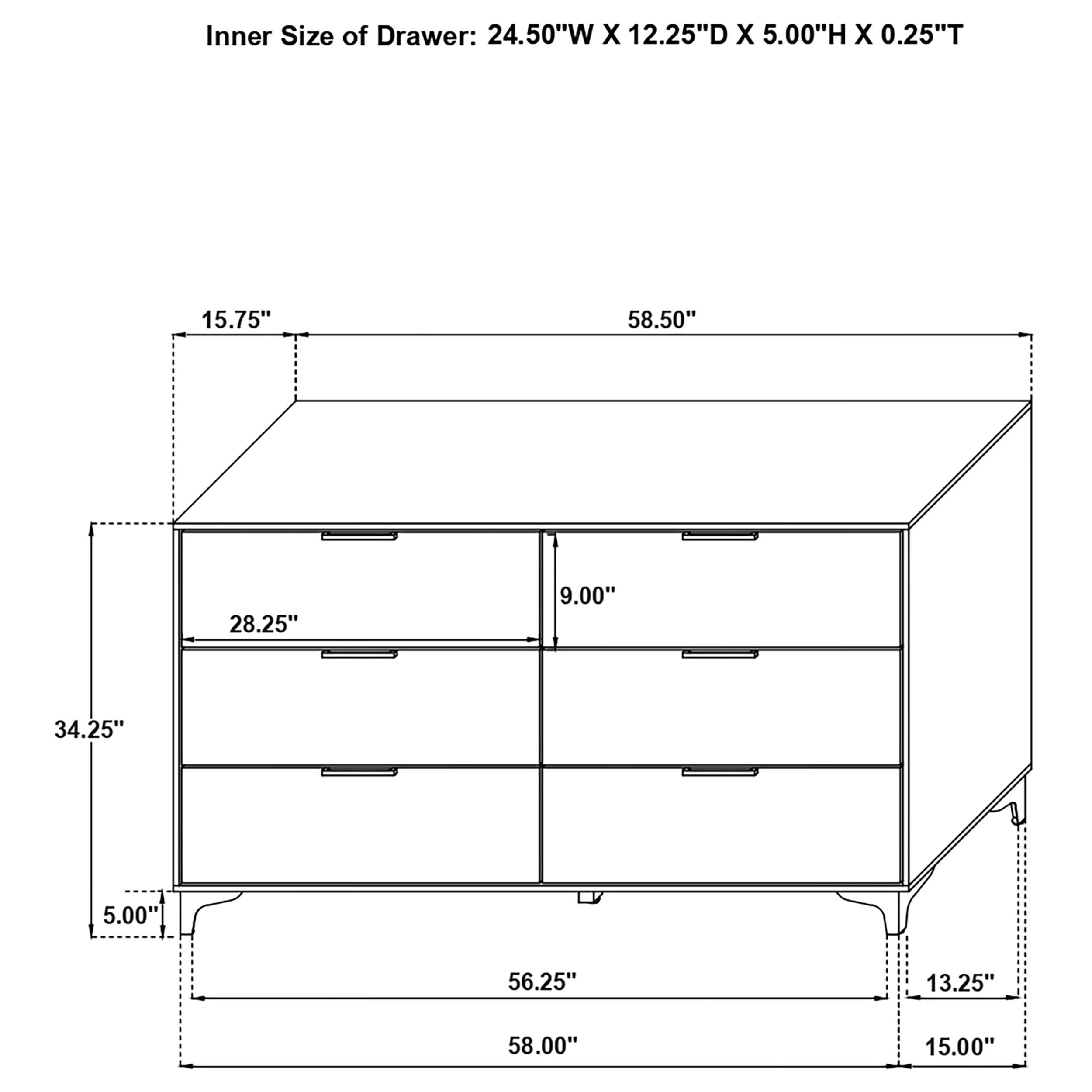 Kendall 4 & 5 Piece Bedroom Sets