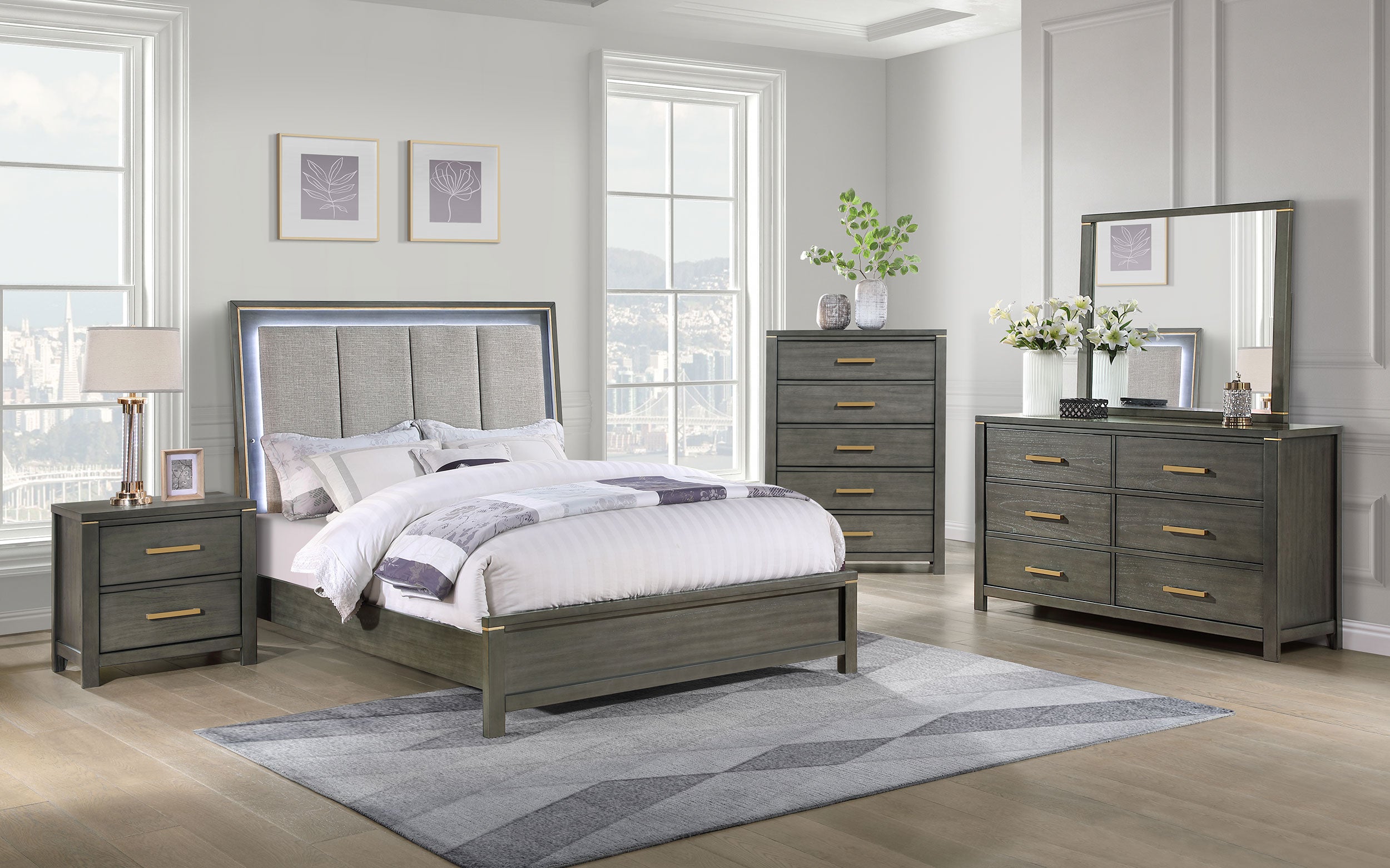 Kieran 5 Pc Bedroom Set