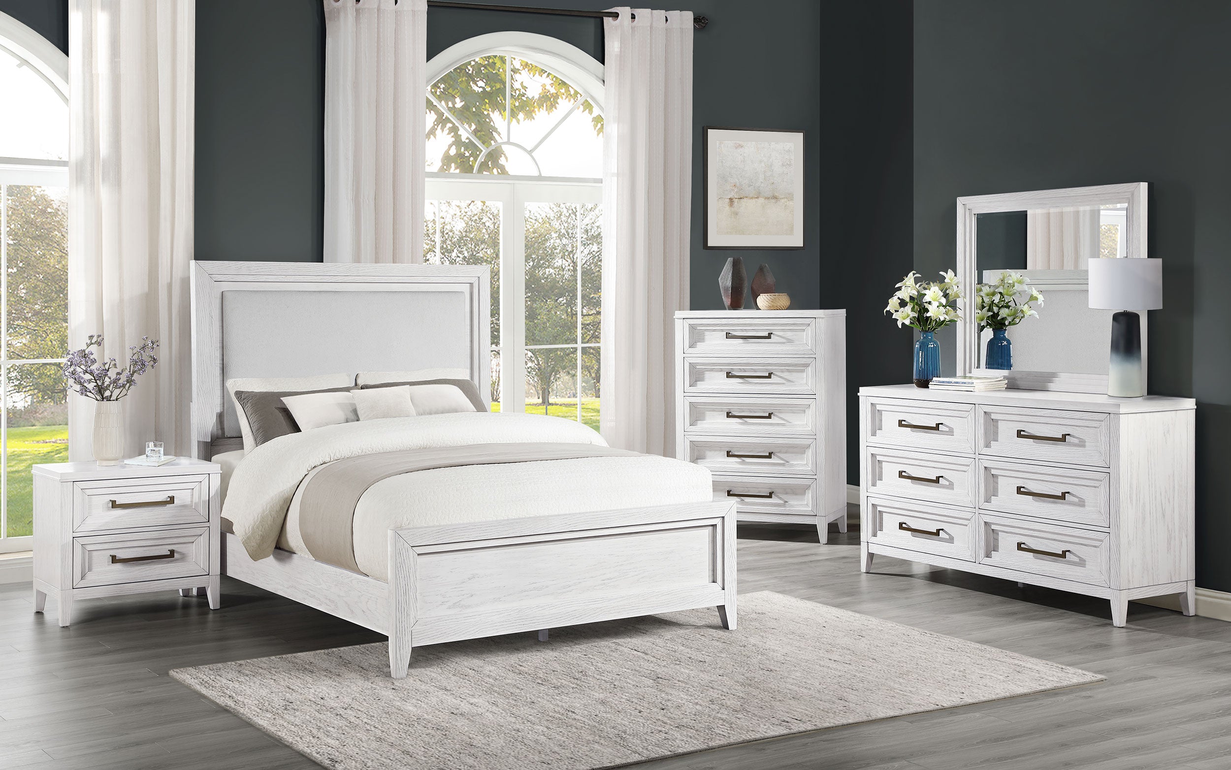 Marielle California King, E.King, & Queen Bed