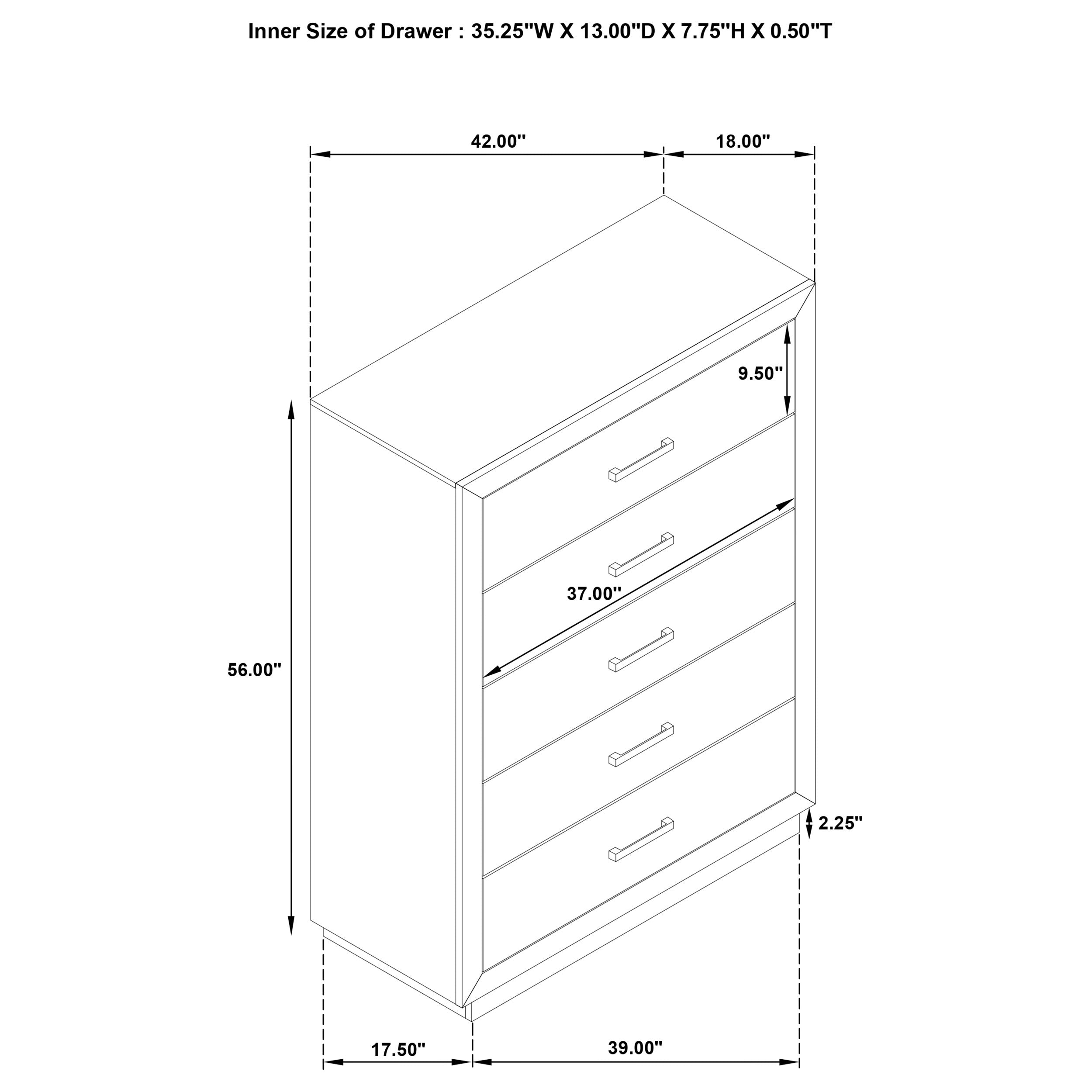 Kenora 4 & 5 Piece Bedroom Set E.King, Queen, & Cal.king