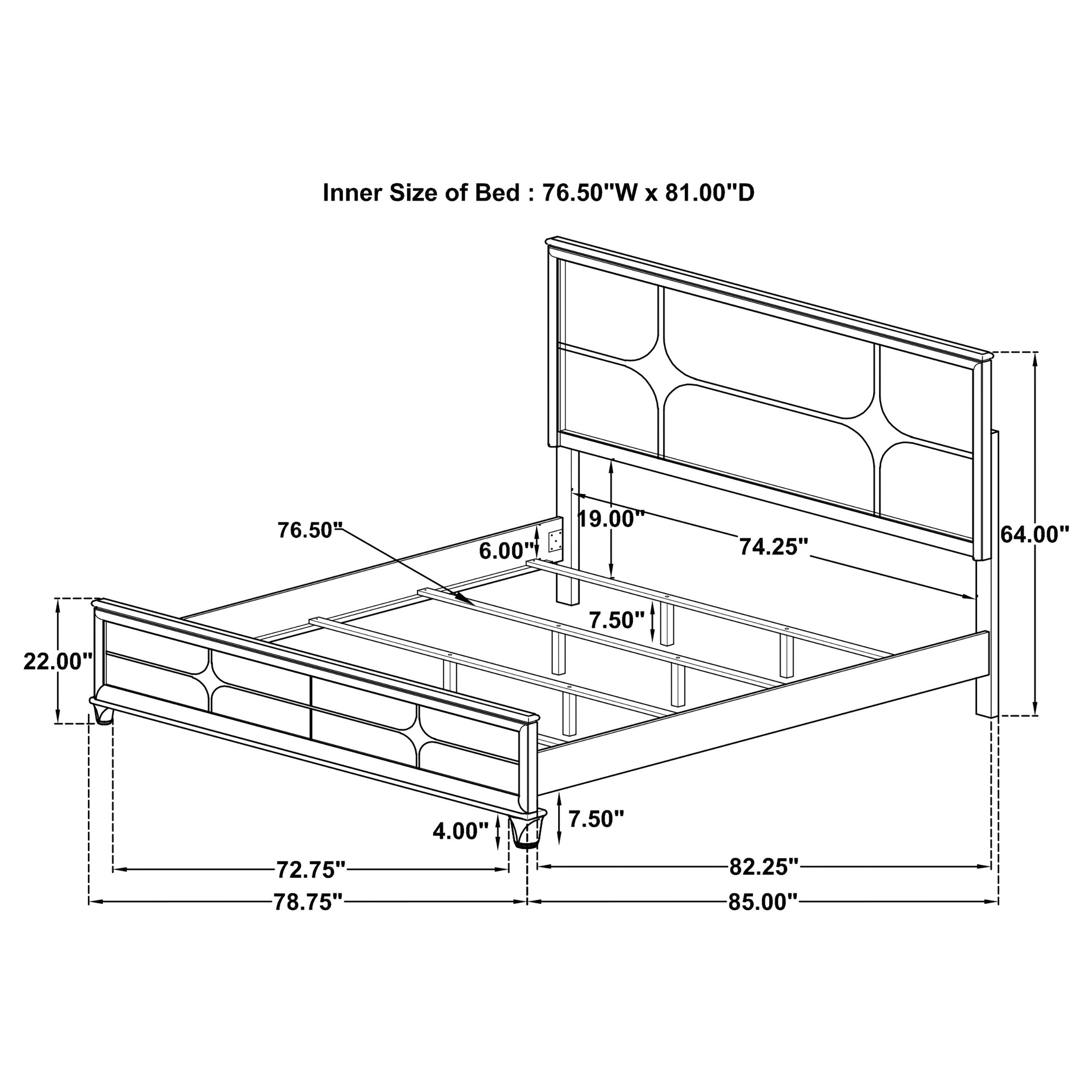 Olivia 5 Pc Bedroom Set