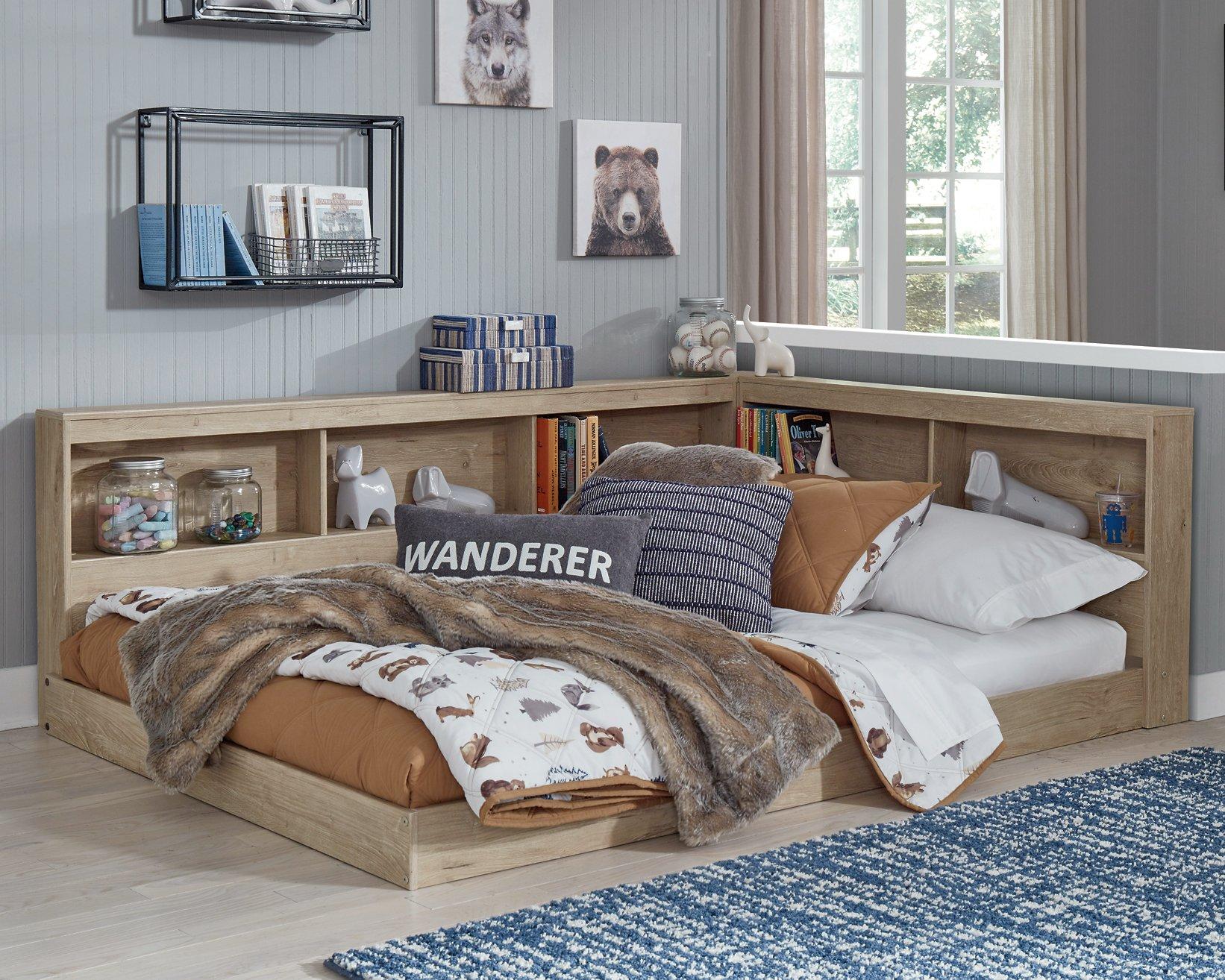 Oliah Youth Bookcase Storage Bed