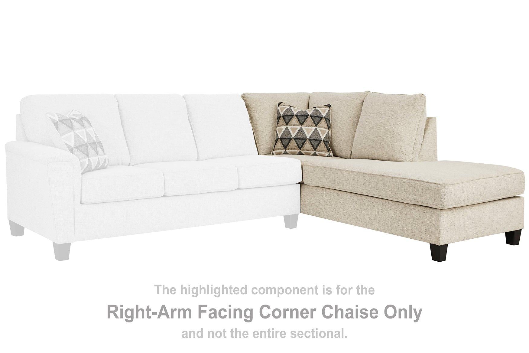 Abinger 2-Piece Sectional with Chaise