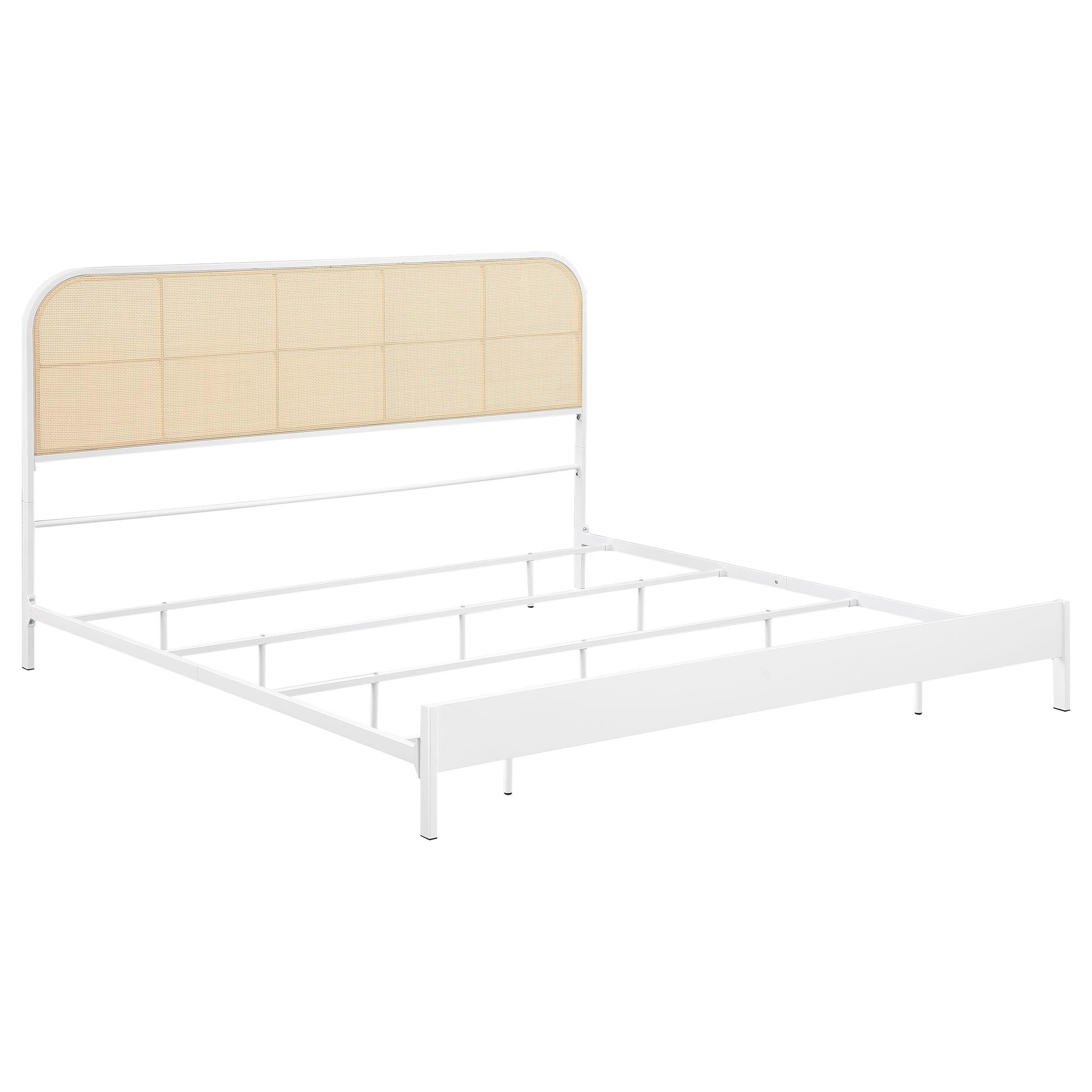 Amherst Eastern King, Queen, Full, & Twin Bed White & Black image