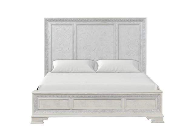 Stella Mia 4 Pc 5 Pc Queen Bedroom Set White