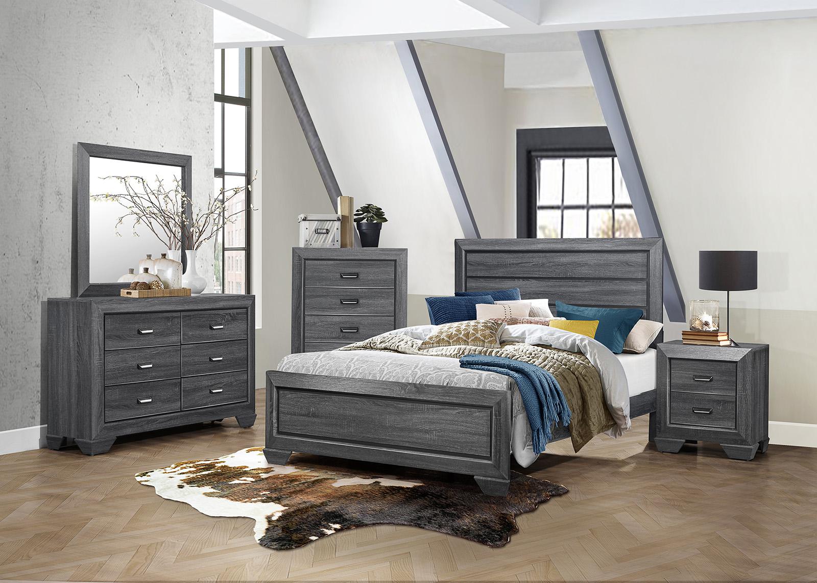 Beechnut 5 Drawer Chest in Gray 1904GY-9