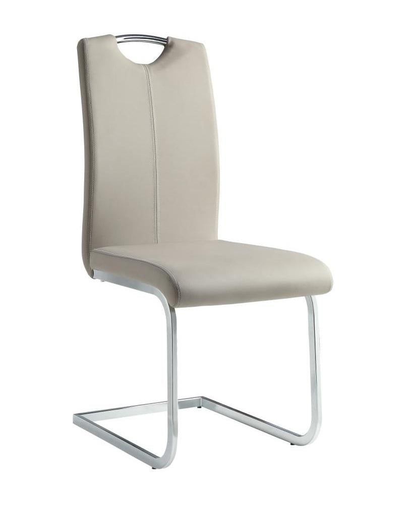 Glissand Side Chair in Chrome (Set of 2)