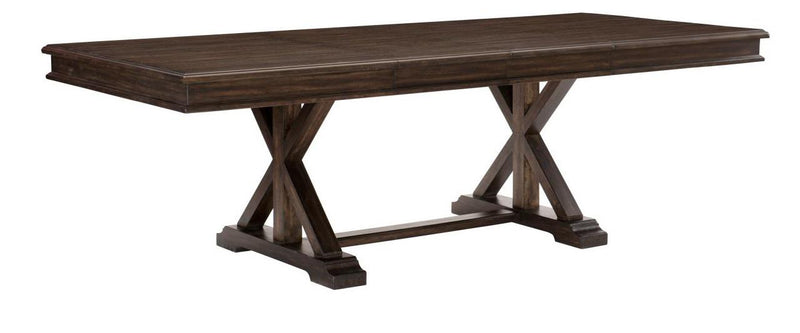 Homelegance Cardano Dining Table in Charcoal 1689-96*