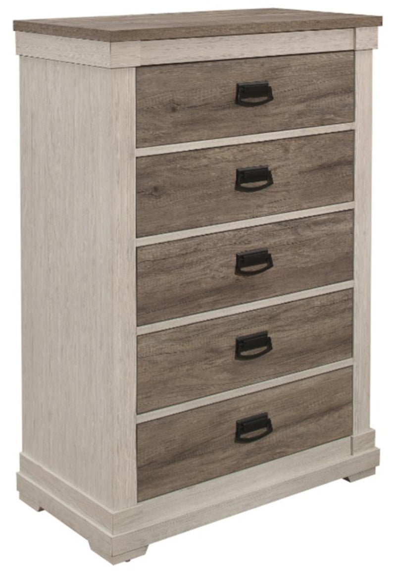 Homelegance Arcadia Chest in White & Weathered Gray 1677-9