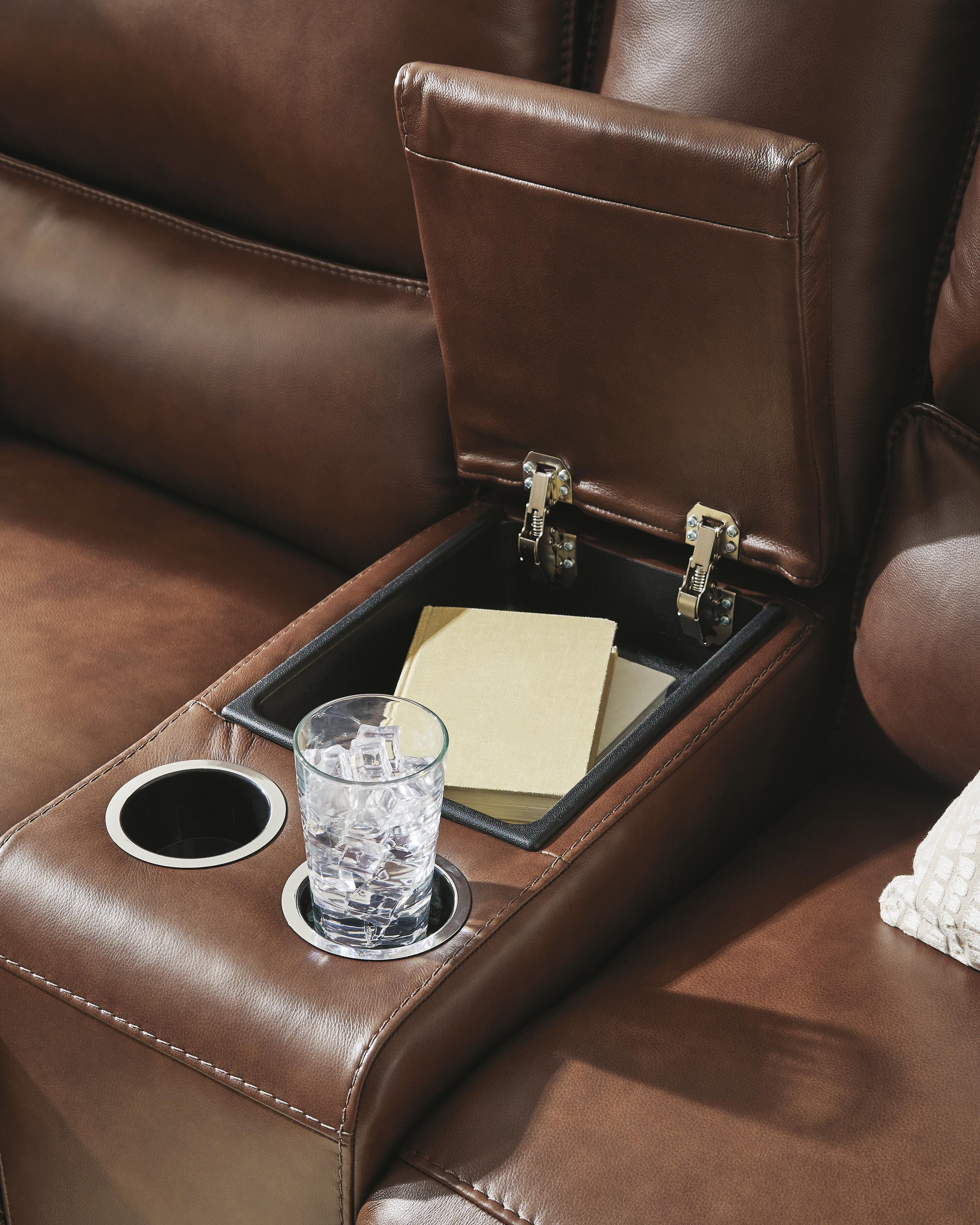 DeepWakes Power Reclining Loveseat with Console