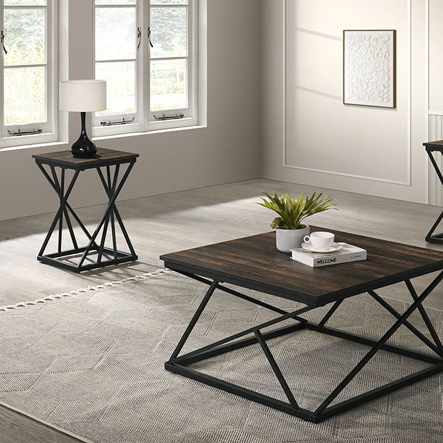 Borup 3 Pc. Table Set Brown