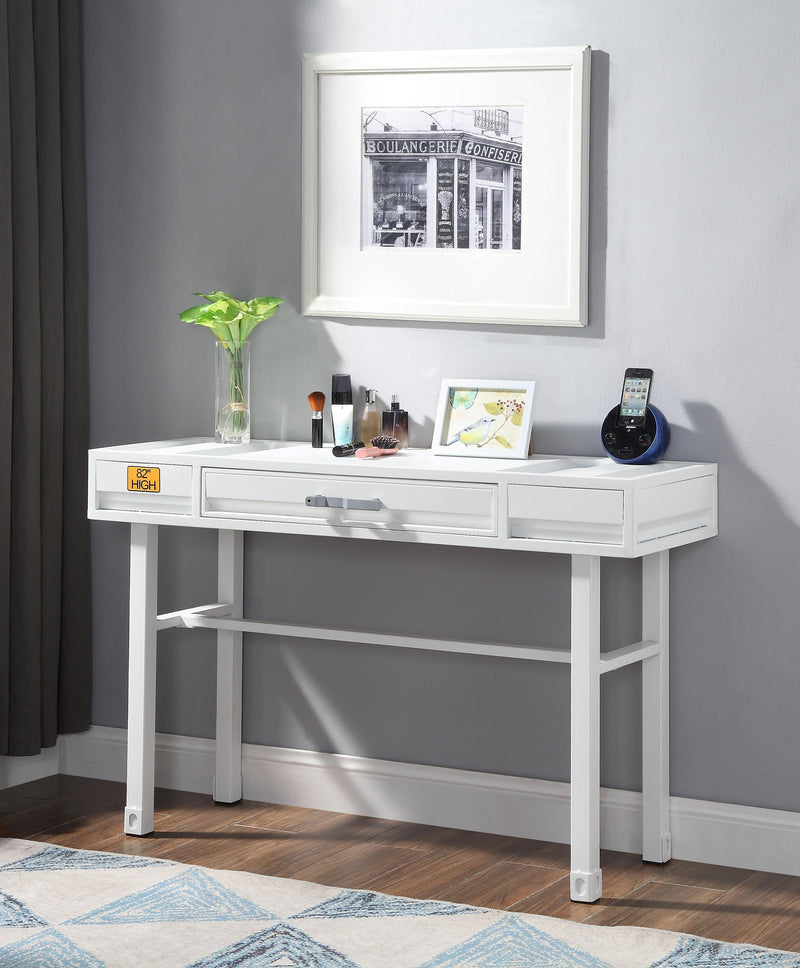 Cargo White Vanity Desk image